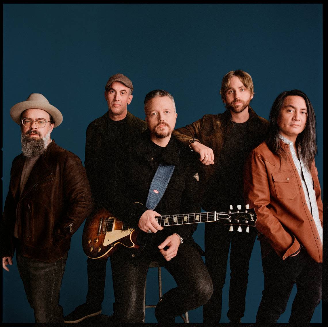 Jason Isbell and the 400 Unit (from left: Jimbo Hart, Chad Gamble, Jason Isbell, Sadler Vaden, Derry DeBorja) will perform in Richmond at the EKU Center for the Arts.