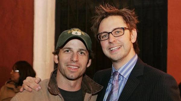 Zack Snyder y James Gunn juntos (Imagen: Getty Images)