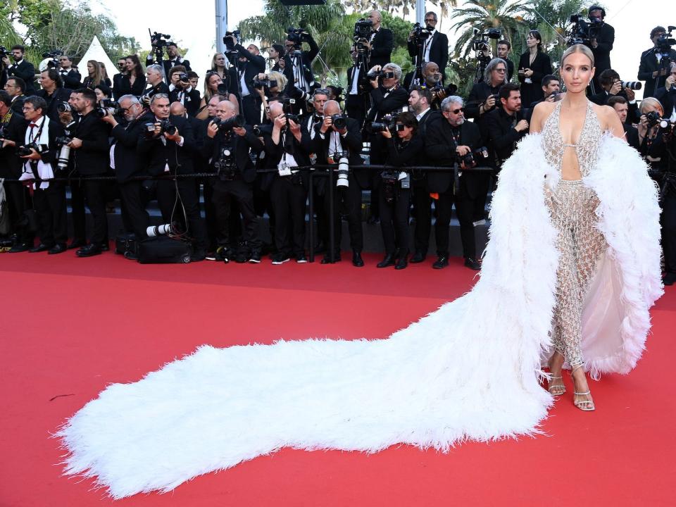 Leonie Hanne at the Cannes Film Festival on May 25, 2022.