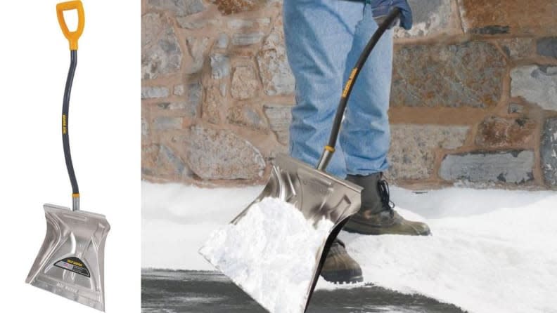 Make sure you get a real snow shovel before the next storm arrives.