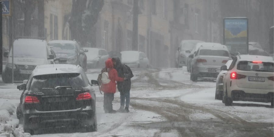 Snowy Kyiv