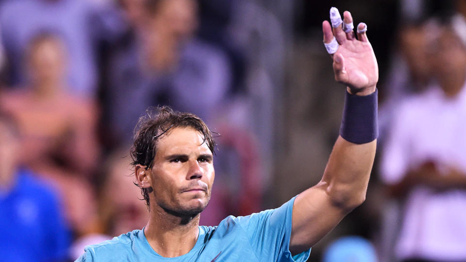 Rafael Nadal won through to the Canadian Open semi-finals. 