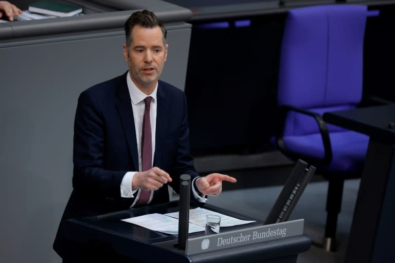 Als Maßnahme zur Stärkung der Streitkräfte hat FDP-Fraktionschef Christian Dürr die Musterung der rund 900.000 Bundeswehr-Reservisten vorgeschlagen. (Odd ANDERSEN)