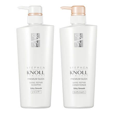 【評級：B】KOSÉ STEPHEN KNOLL Premium Sleek Shine Repair Shampoo Silky Smooth+Conditioner