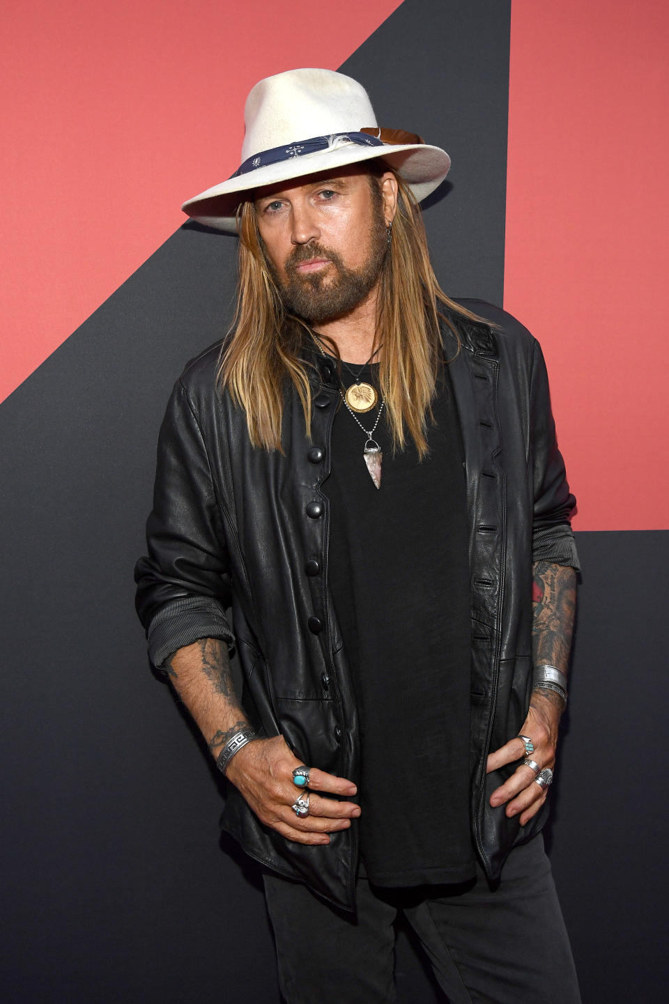 NEWARK, NEW JERSEY - AUGUST 26: Billy Ray Cyrus attends the 2019 MTV Video Music Awards at Prudential Center on August 26, 2019 in Newark, New Jersey. (Photo by Kevin Mazur/WireImage)