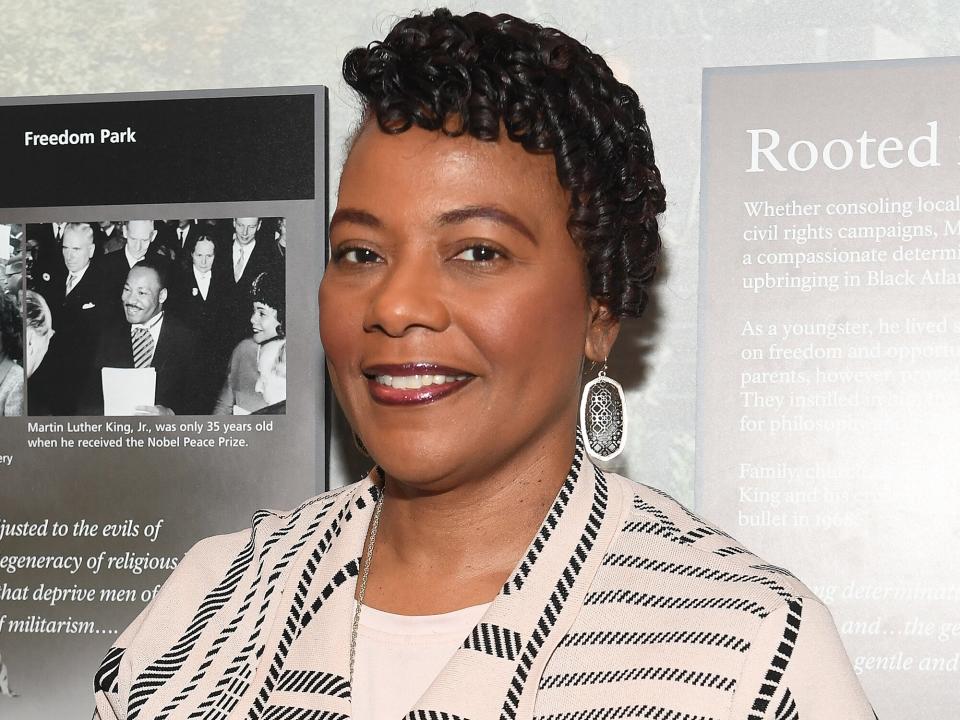 Dr. Bernice King attends "Unsolved History: Life Of A King" Atlanta screening at Martin Luther King Jr. National Historic Site on March 25, 2018 in Atlanta, Georgia