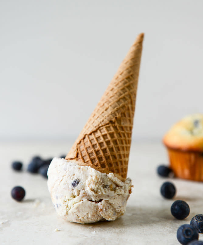 <strong>Get the <a href="http://www.howsweeteats.com/2013/05/blueberry-muffin-ice-cream/" target="_blank">Blueberry Muffin Ice Cream recipe</a> from How Sweet It Is</strong>