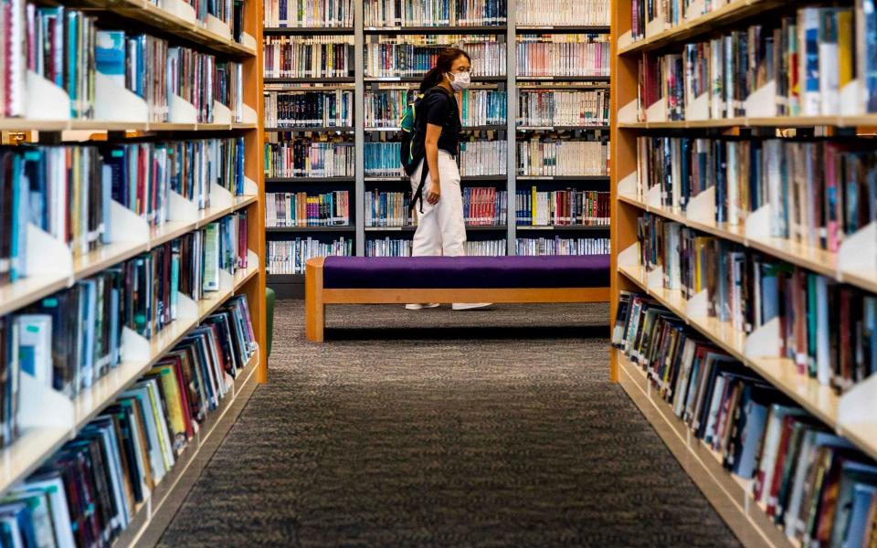 Audiobook checkouts also increased during lockdown by 113 per cent.  - AFP