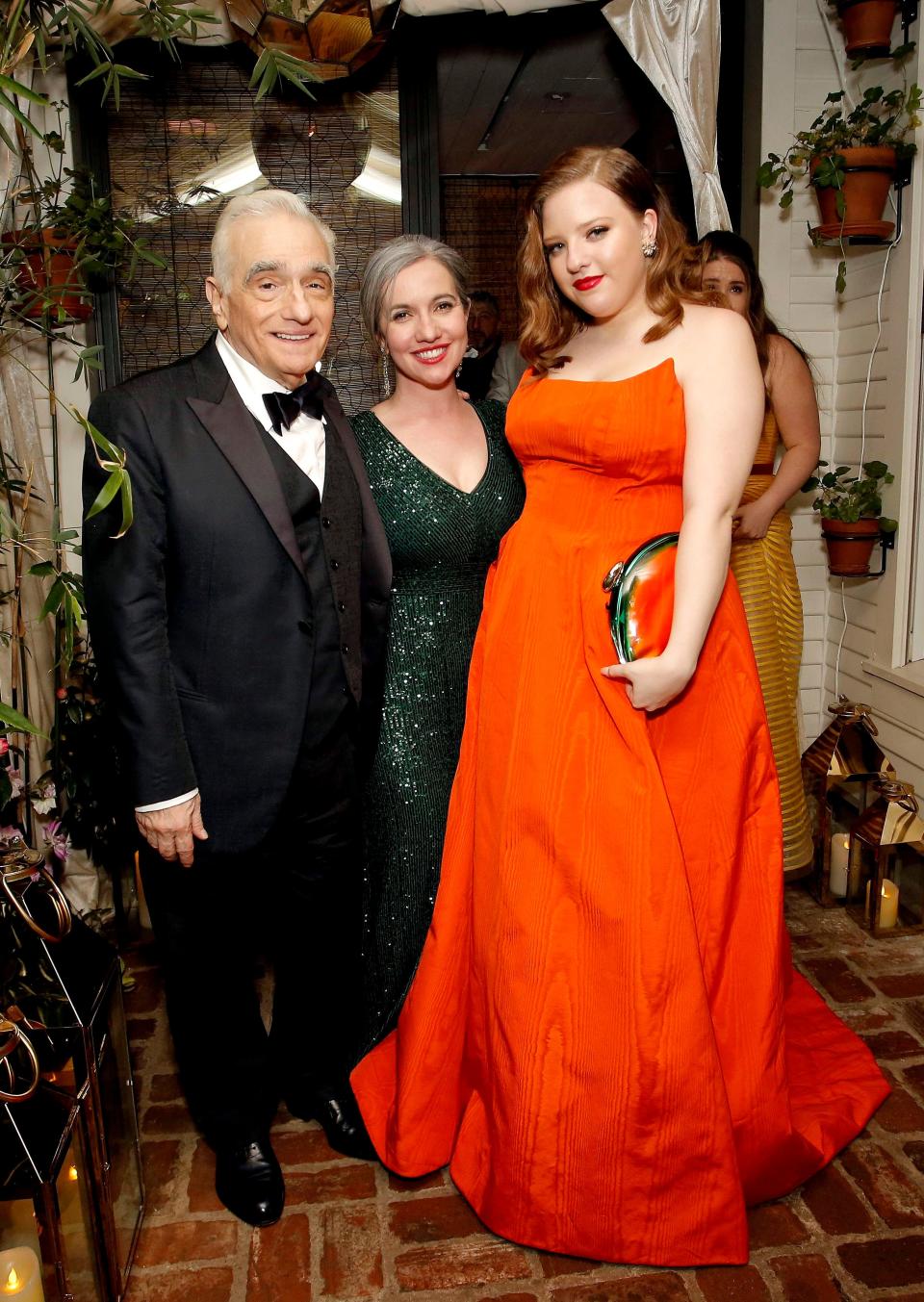 Martin Scorsese, daughter Domenica Cameron-Scorsese and Francesca Scorsese at an Oscars after-party in February.