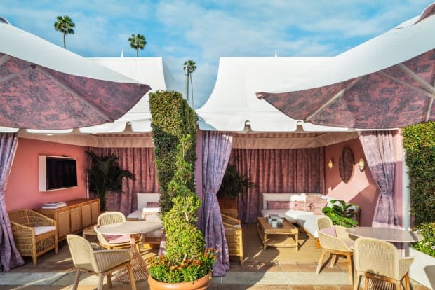 The Pool Cabanas at the Beverly Hills Hotel Are Iconic — and They Just Got  a Hot Girl Summer Makeover