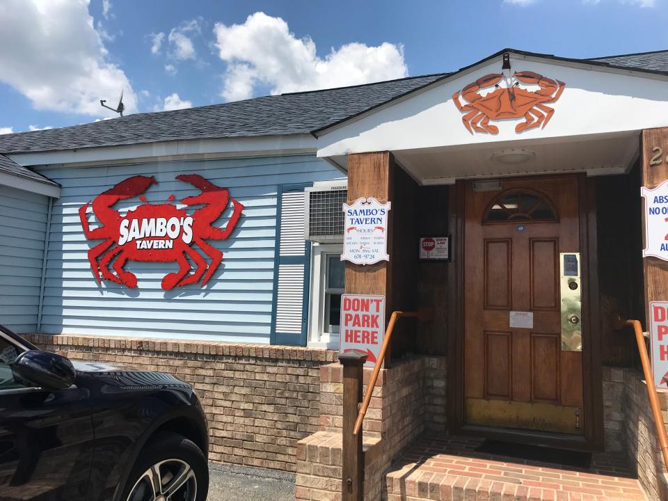 The back dining room of Sambo's Tavern in Leipsic has a great view.