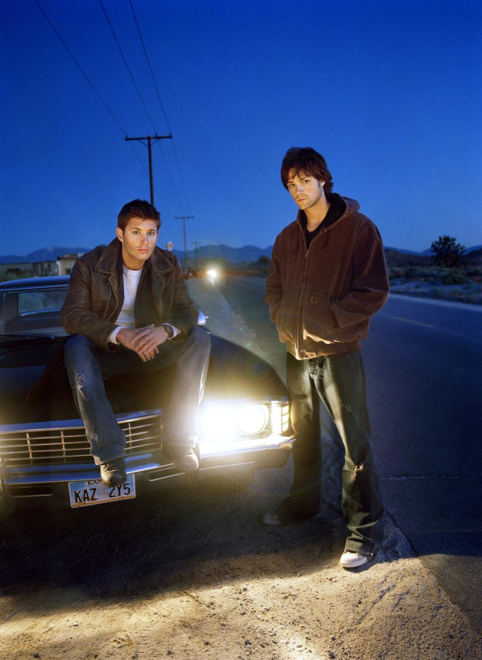 Ackles, Padalecki, and Baby, circa 2005