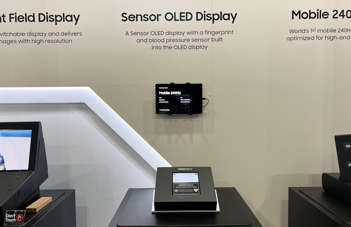 Samsung's new Sensor OLED display can read fingerprints anywhere on the screen - engadget.com
