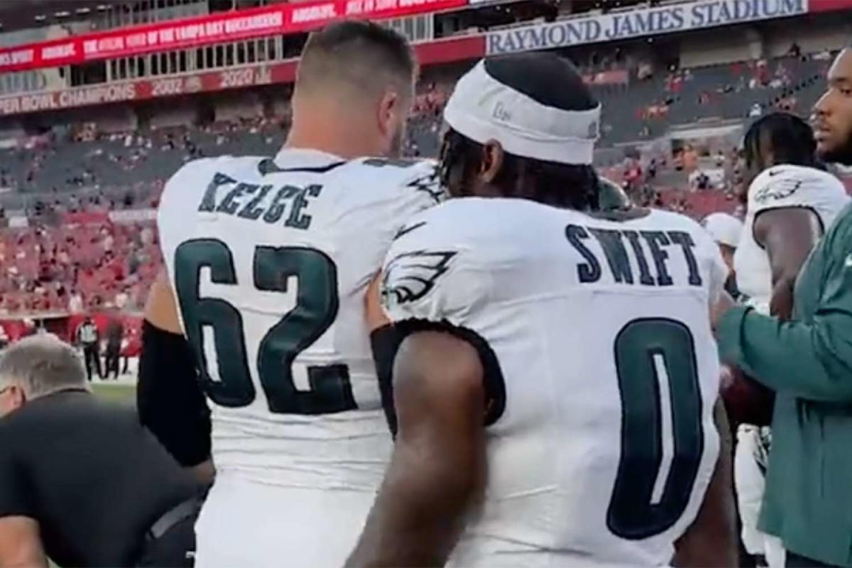 Jason Kelce Shares Taylor Swift Fan's Video Calling Travis Romance a  'Betrayal'