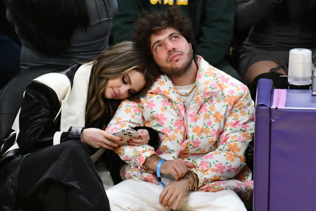 Selena Gomez and Benny Blanco Made Their Couple Style Debut at the Lakers Game