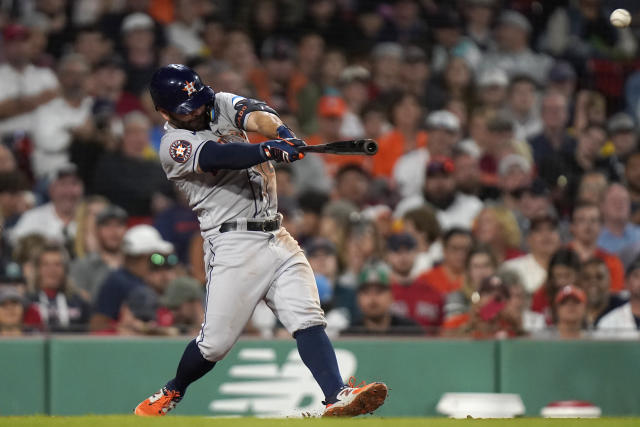 Houston Astros' star Jose Altuve gets 2 hits in first rehab game