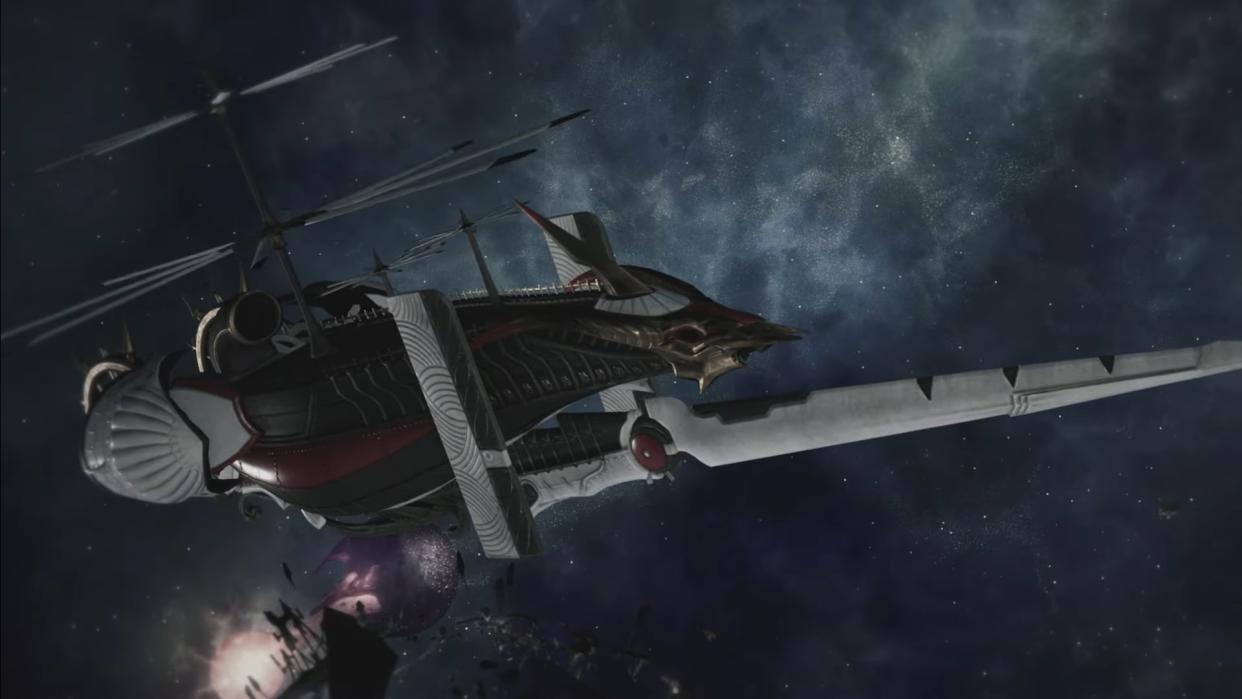  Final Fantasy XIV: Dawntrail Ark mount trailer screenshot. 