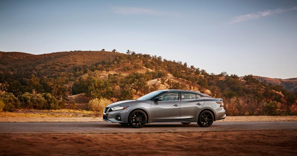 A 2019 Nissan Maxima. Forty-two years after its debut, Nissan is halting production of the Maxima in mid-2023.