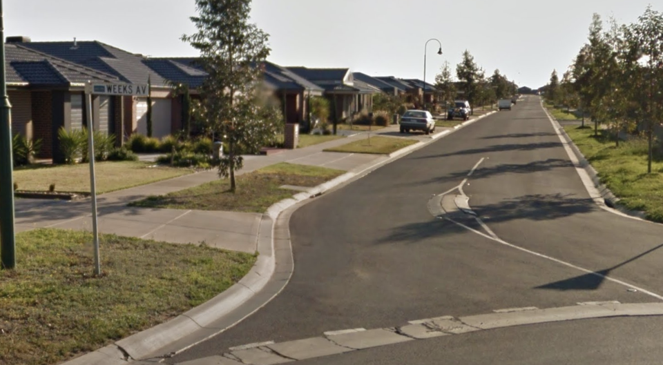 A toddler was grabbed by a man while riding her bike along Weeks Avenue, Harkness. Source: Google Maps