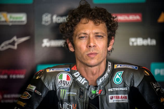 HOHENSTEIN-ERNSTTHAL, GERMANY - JUNE 18: Valentino Rossi of Italy and Petronas Yamaha SRT looks during the MotoGP Liqui Moly Motorrad Grand Prix Deutschland at Sachsenring Circuit on June 18, 2021 in Hohenstein-Ernstthal, Germany. (Photo by Steve Wobser/Getty Images) (Photo: Steve Wobser via Getty Images)