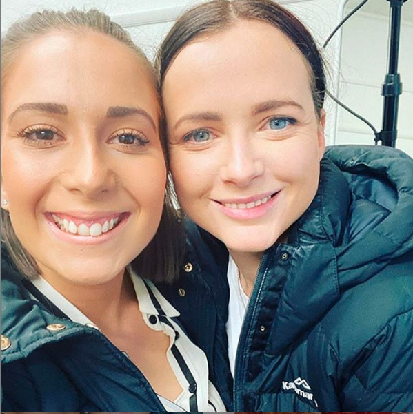 Selfie of MasterChef's Laura Sharrad and Emilia Jackson