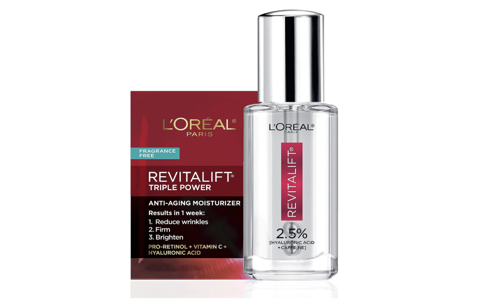 Revitalift Triple Power LZR con 1,5 % de ácido hialurónico + 1 % de cafeína