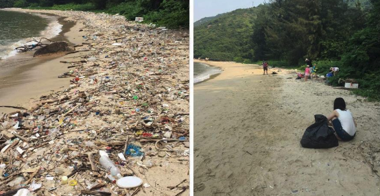 Endlich mal was Sinnvolles: die Trashtag-Challenge (Bild: Screenshot/Twitter)