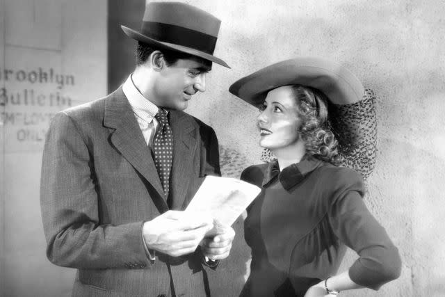 <p>Everett</p> Cary Grant and Irene Dunne in ‘Penny Serenade’