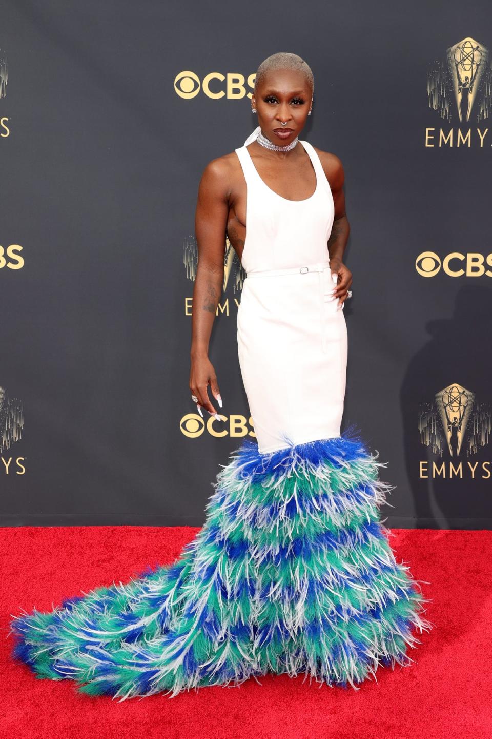 Cynthia Erivo at the 2021 Emmy Awards (Getty Images)