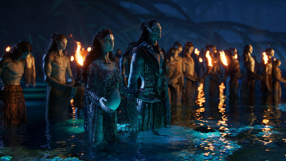 Water ceremony in Avatar: The Way of Water