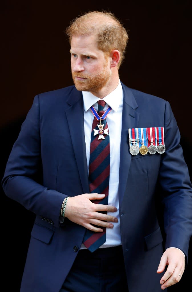 Prince Harry at the celebration for the 10th anniversary of the Invictus Games on May 8. Getty Images