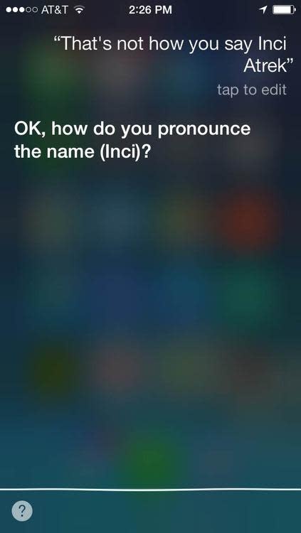 Teach Siri To Stop Saying Your Contact Names Like a Robot