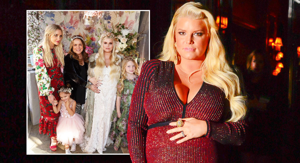 Jessica Simpson is soon to give birth to her third child. (Photo: Getty Images; via Instagram)