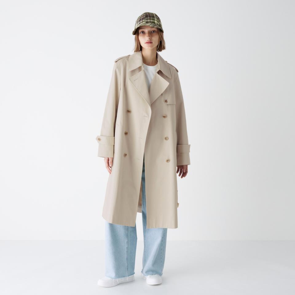 Cotton trench, £99.90, Uniqlo