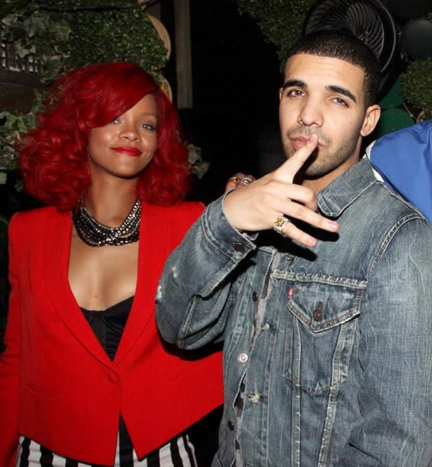 Rihanna and Drake in 2014. Photo: Getty Images.