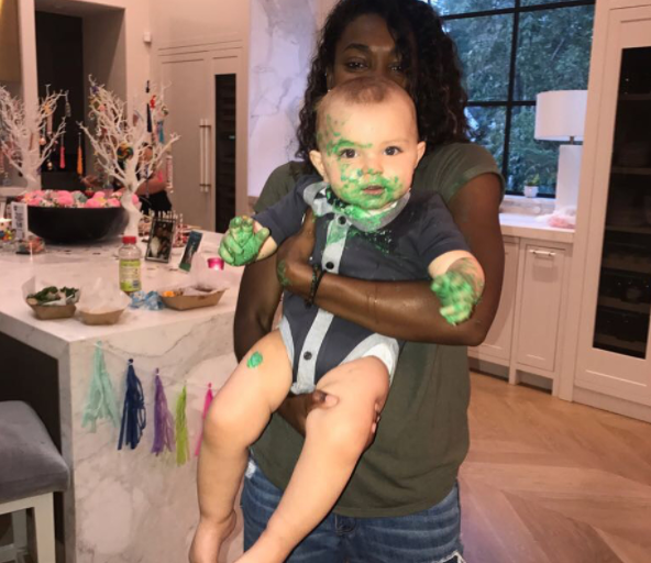 Freddie Freeman and Wife Chelsea Freeman's Adorable Son Almost Eats  Painted Pizza at a Birthday Party For a 1-Year-Old - EssentiallySports