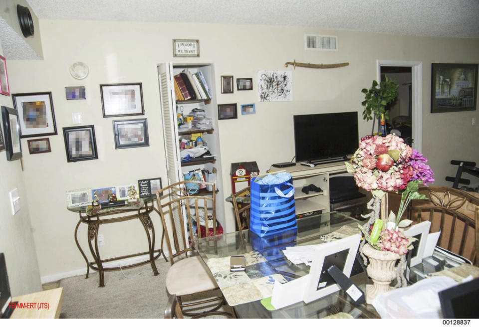 A photo of Noor Salman's living room, which was shown to jurors as evidence.&nbsp; (Photo: Middle District of Florida)