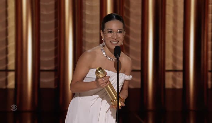 On Jan. 7, Ali Wong became the first Asian American to win the Golden Globe for Best Performance by a Female Actor in a Limited Series!