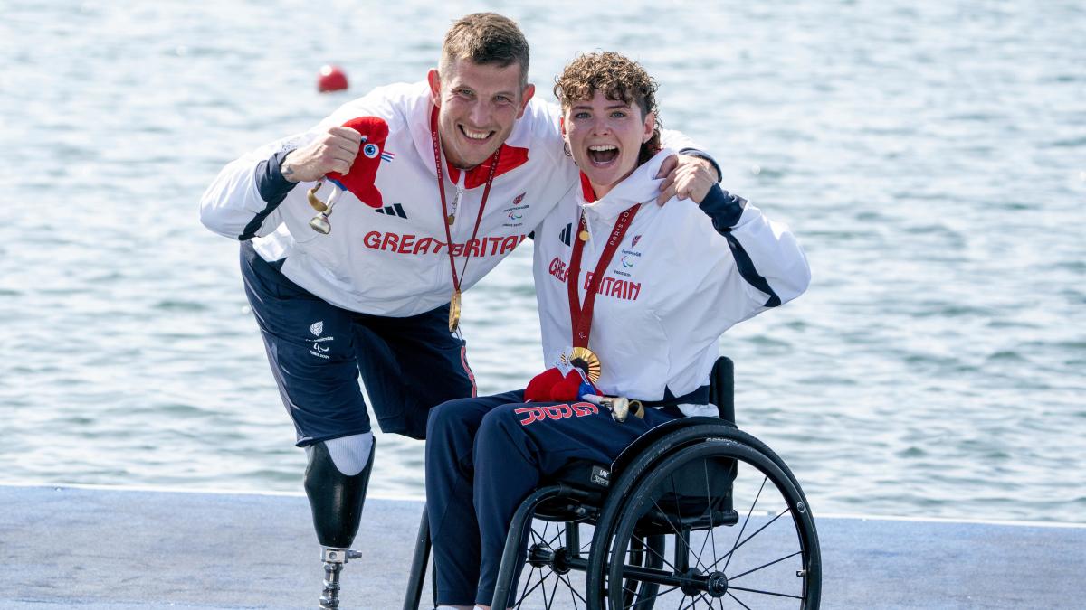 Lauren Rowles makes history as Great Britain secure three rowing gold medals