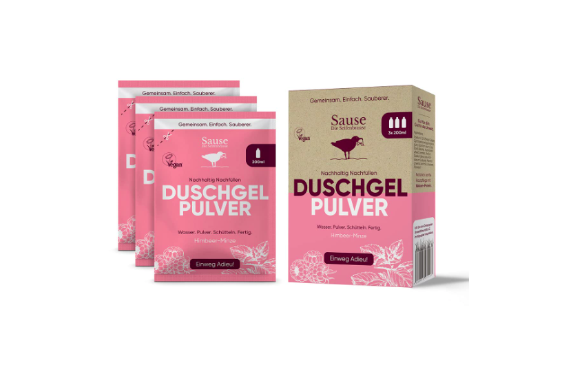 Duschgel-Pulver von Sause (Bild: Amazon)