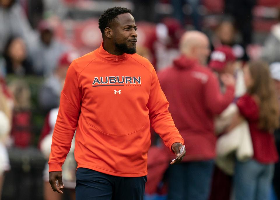 Nov 26, 2022; Tuscaloosa, Alabama, USA; Auburn Tigers head coach Carnell Williams at Bryant-Denny Stadium. Mandatory Credit: Marvin Gentry-USA TODAY Sports