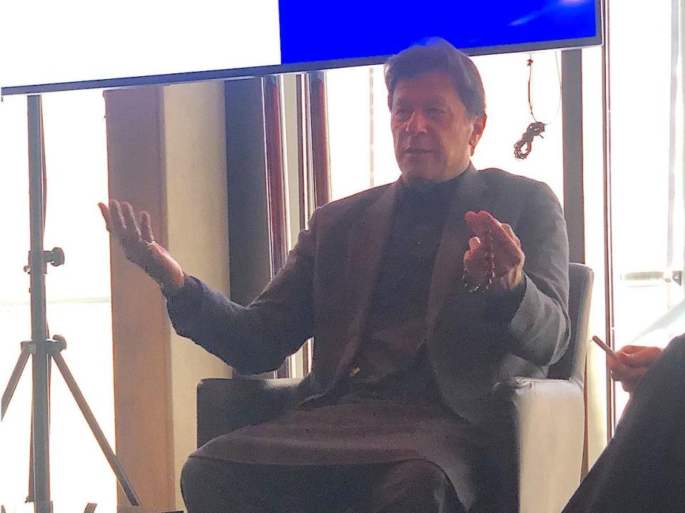 imran khan davos