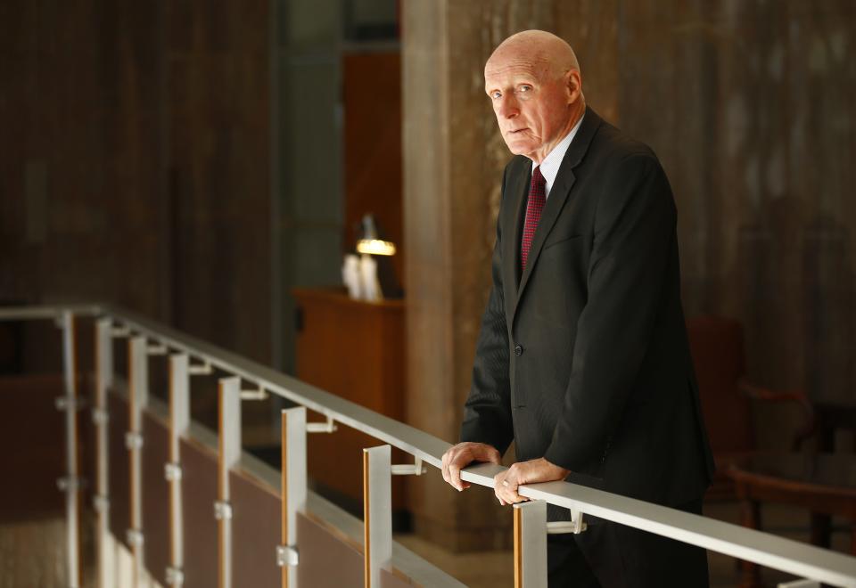 Rep. Rusty Bowers, Speaker of the House, poses for portraits at the Arizona Capitol in Phoenix on Oct. 20, 2021.