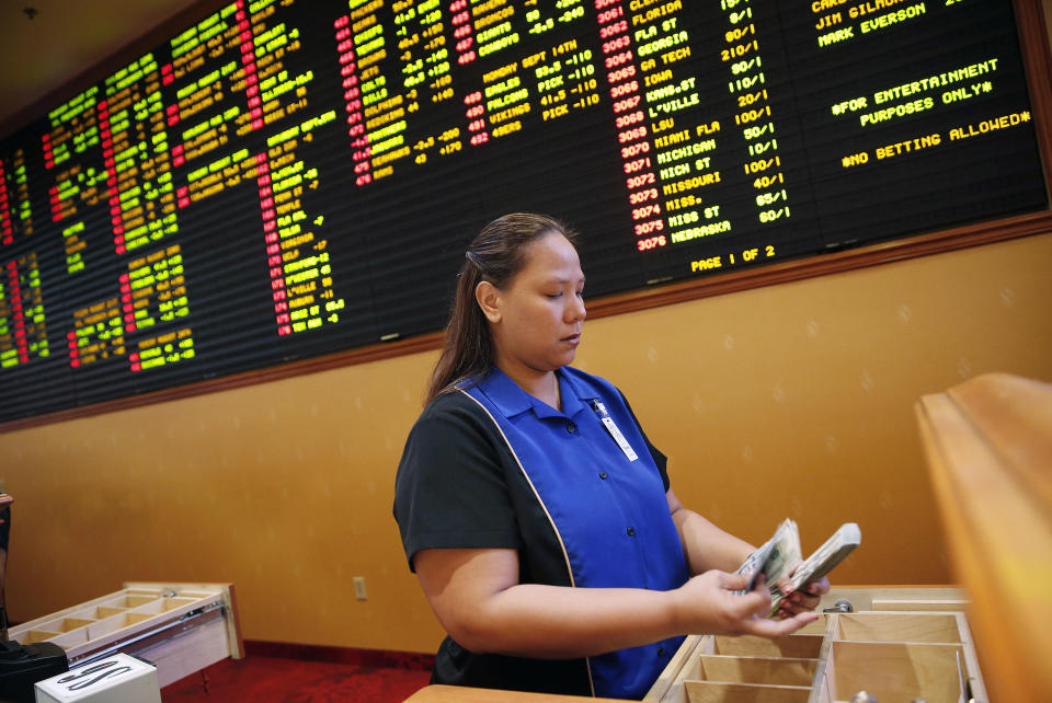 The Supreme Court ruled that states can decide the legality of sports gambling. (AP) 