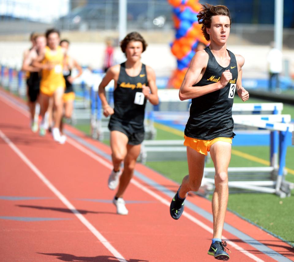 Newbury Park High senior Colin Sahlman chose to skip the CIF postseason to focus on national races, including the prestigious Prefontaine Classic in Eugene, Oregon, on Saturday.