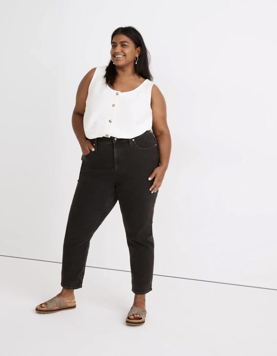 <p>These casual-cool <span>Madewell Plus Perfect Vintage Jeans</span> ($128) go with everything. The straight-leg silhouette looks good with sneakers, sandals, and even booties.</p>