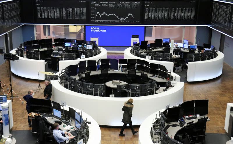 German share price index DAX graph is pictured at the stock exchange in Frankfurt