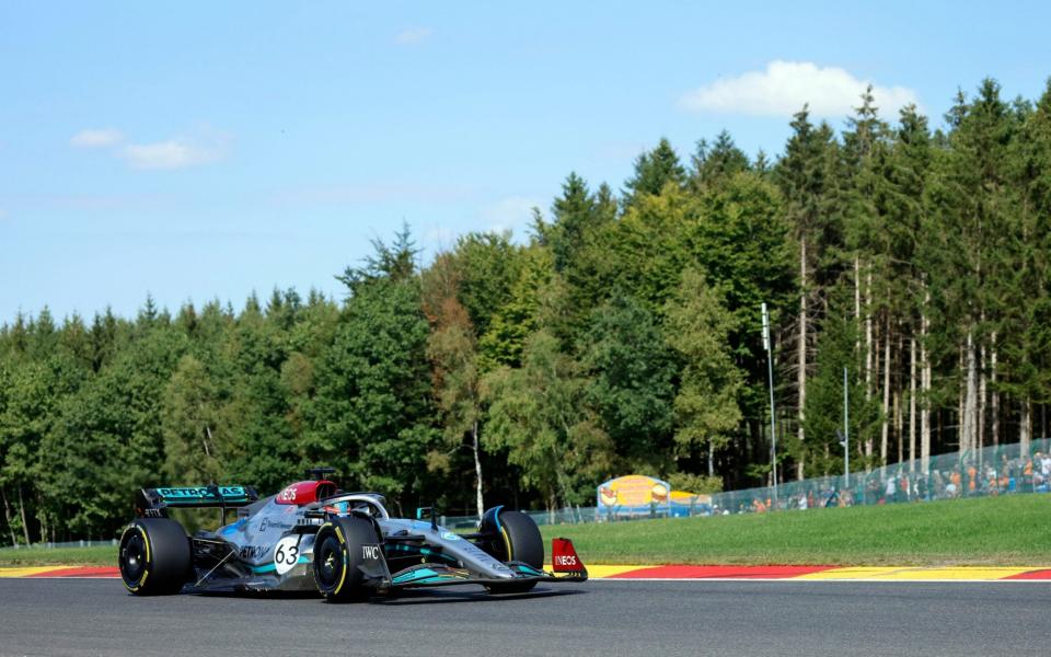 ormula One F1 - Belgian Grand Prix - Spa-Francorchamps, Spa, Belgium - August 28, 2022 Mercedes' George Russell in action - Pool via REUTERS 