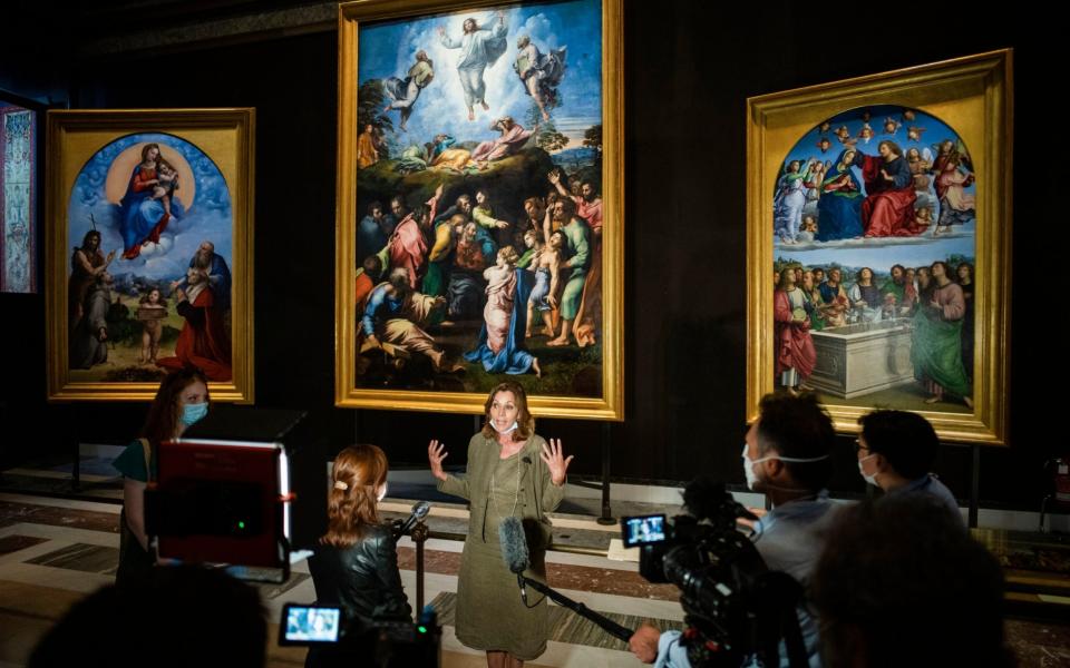 Many of Raphael's works are held in the Vatican Museums - AP