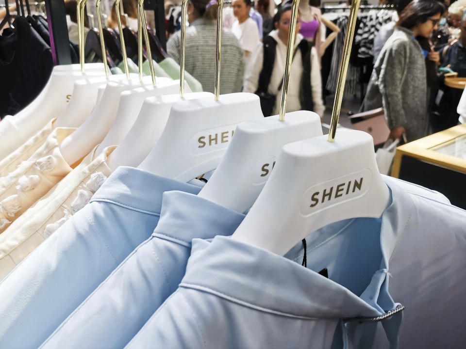 Shein Temporary Store - Paris (Tomas Stevens / Sipa USA via AP file)